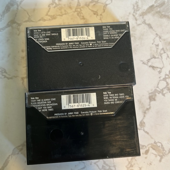 Led Zeppelin cassette tapes lot of 2 vintage tapes - Picture 4 of 16